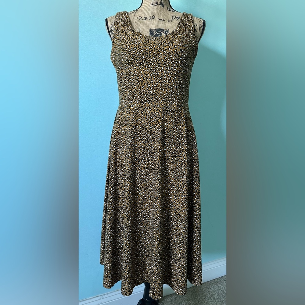 Animal Print Midi Dress